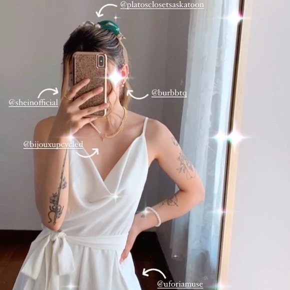 She + Sky Cowl Neck Romper - Picture 5 of 6